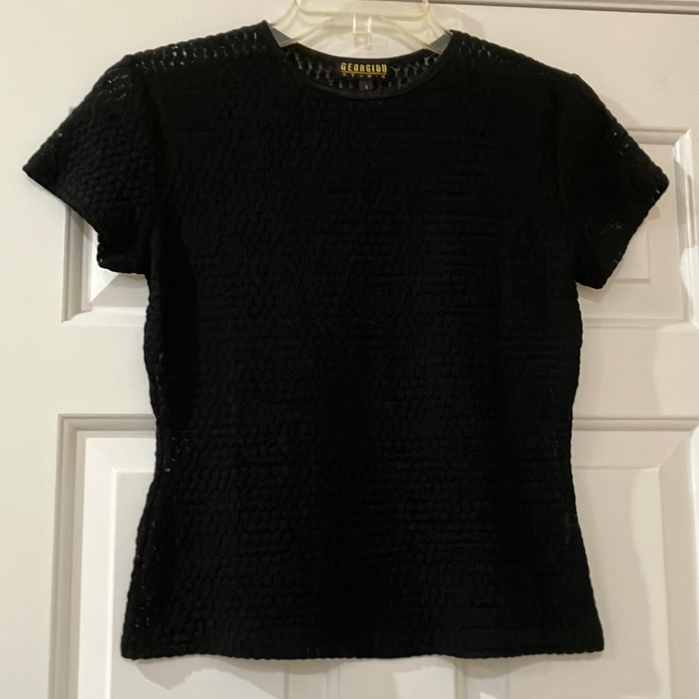 Black mesh shell